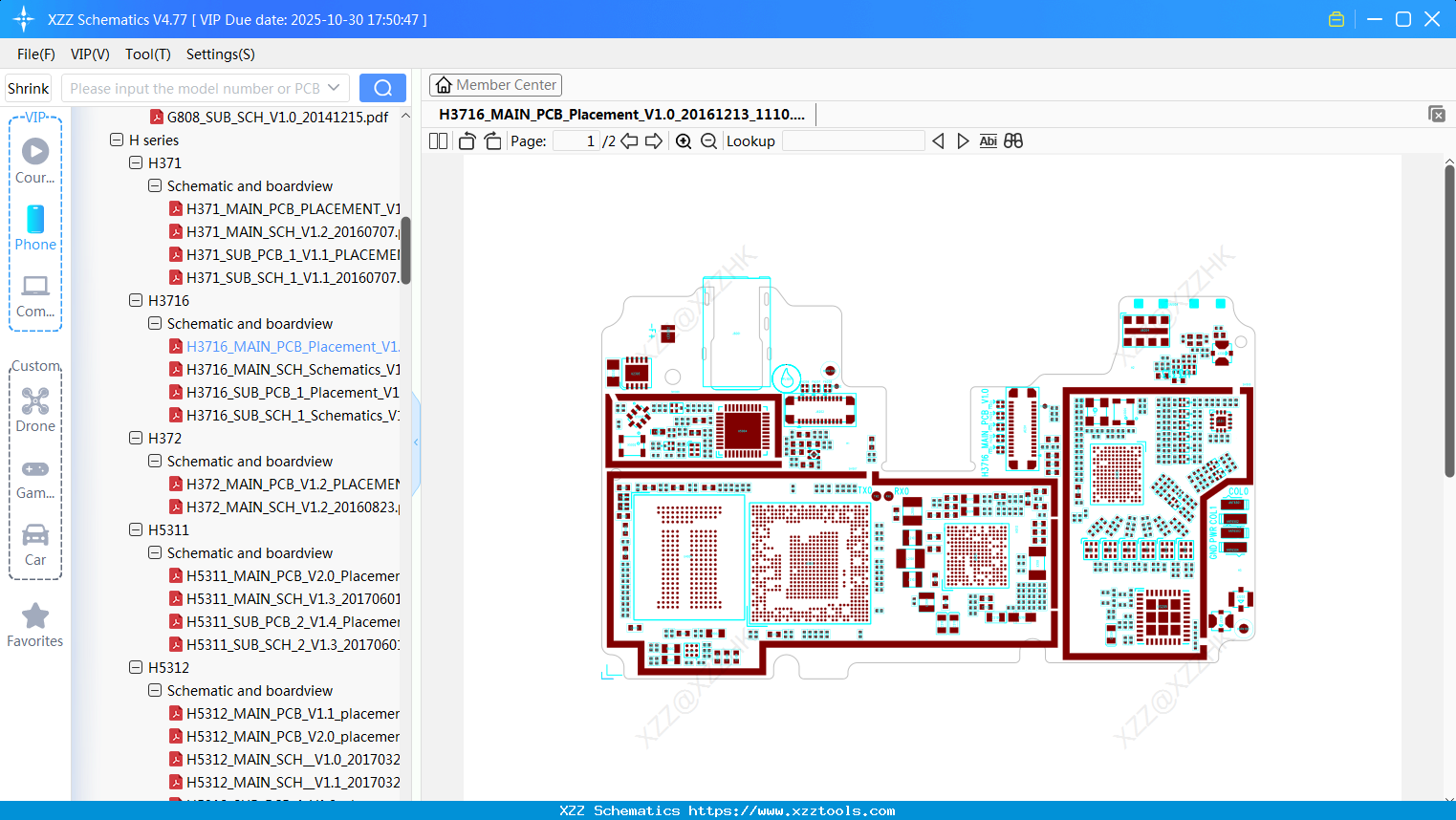 Infinix H3716_MAIN_PCB_Placement_V1.0_20161213_1110